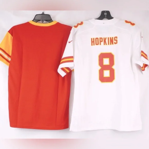 Lot of 2x NWT [Nike] & [NFL] Kansas City Chiefs NFL Jersey & Shirt Youth L 14/16 - Picture 6 of 13